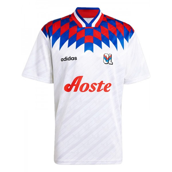 Olympique Lyonnais maglia home retro remake maglia del Lione prima divisa da calcio da uomo 1995-1996